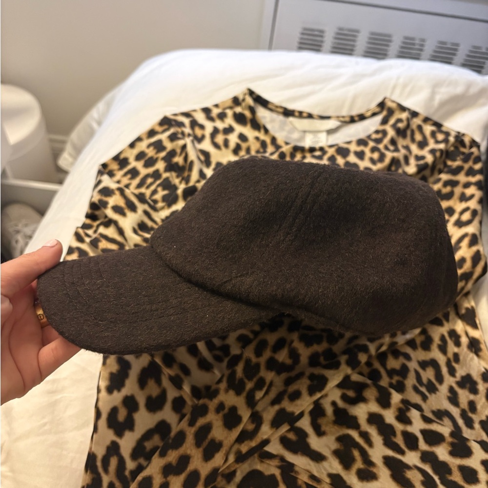 GAP Brown Wool Baseball Cap